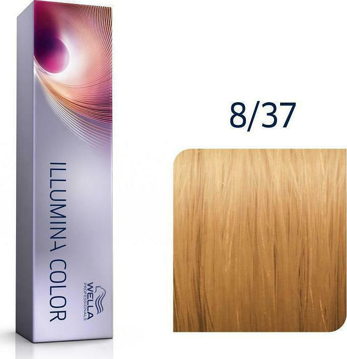 Wella Professionals Illumina Color 8 37 Ξανθό Ανοιχτό Χρυσό Καφέ 60ml