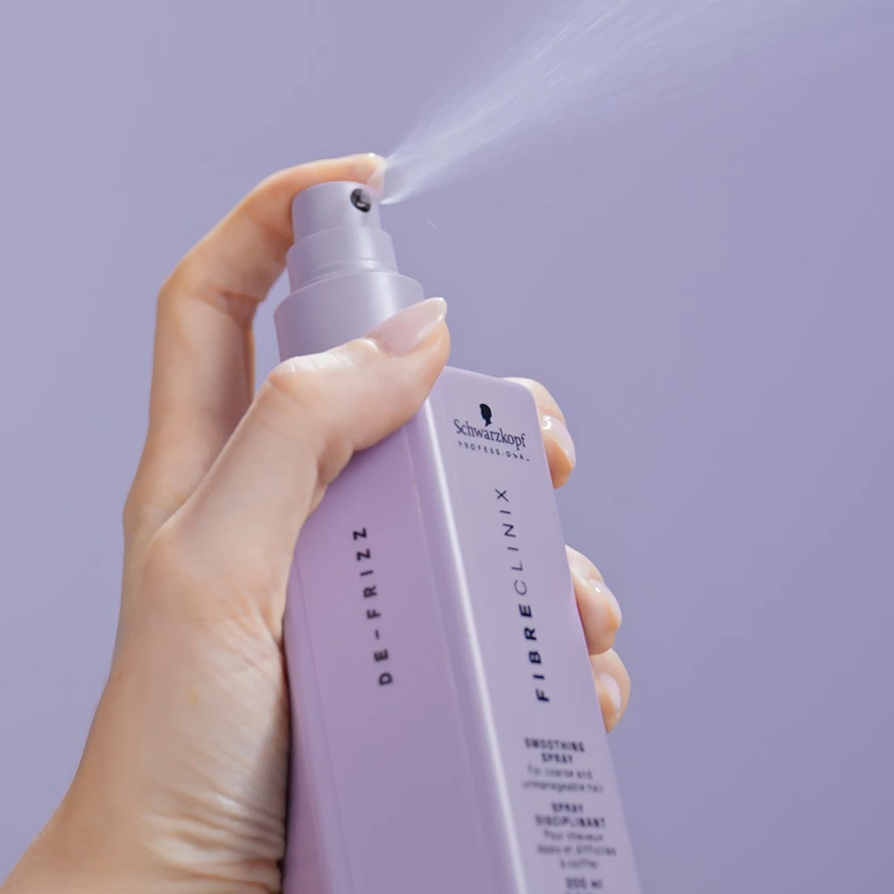 Schwarzkopf Professional Fibre Clinix De-Frizz Smoothing Spray 200ml - Image 4