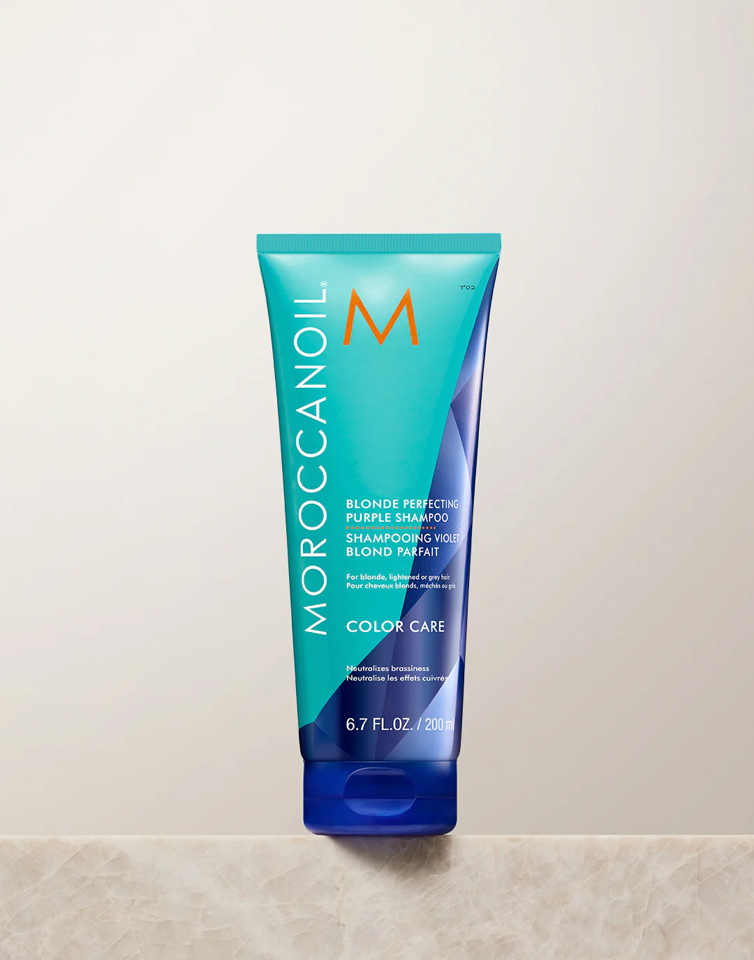 Moroccanoil Color Care Blonde Perfecting Purple Shampoo 200ml - Image 3