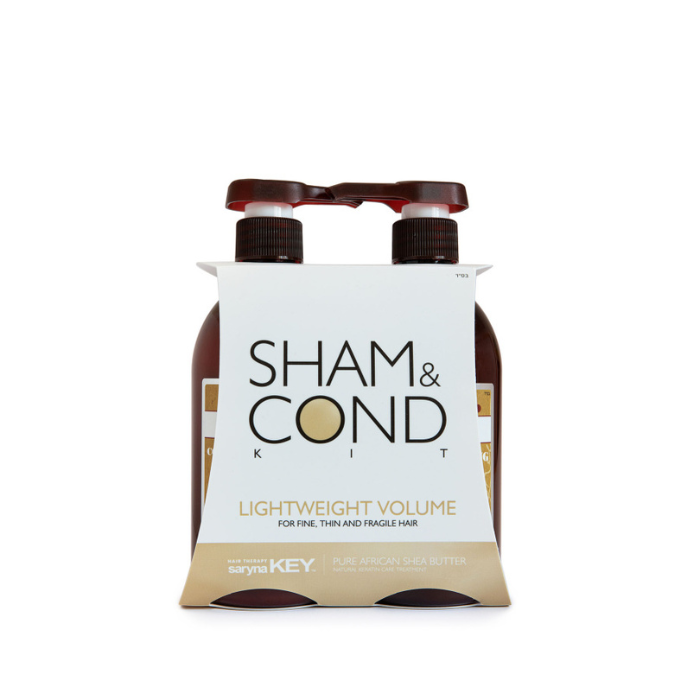 Saryna Key Damage Repair Light Pure African Shea Shampoo & Conditioner 2x500ml