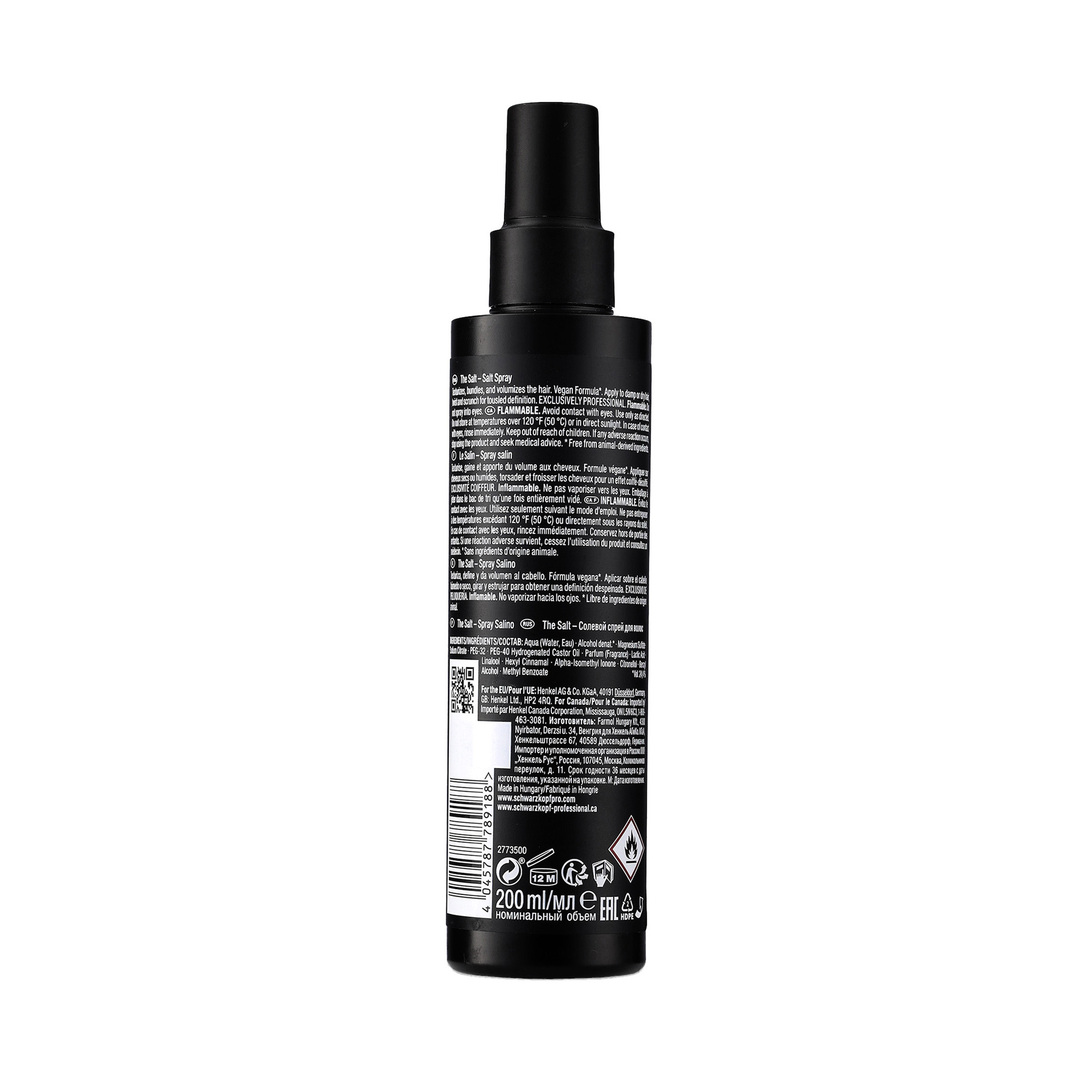 Schwarzkopf Professional Session Label The Salt 200ml - Image 3