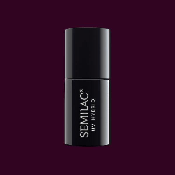 Semilac Ημιμόνιμο Βερνίκι 099 Dark Purple Wine 7ml