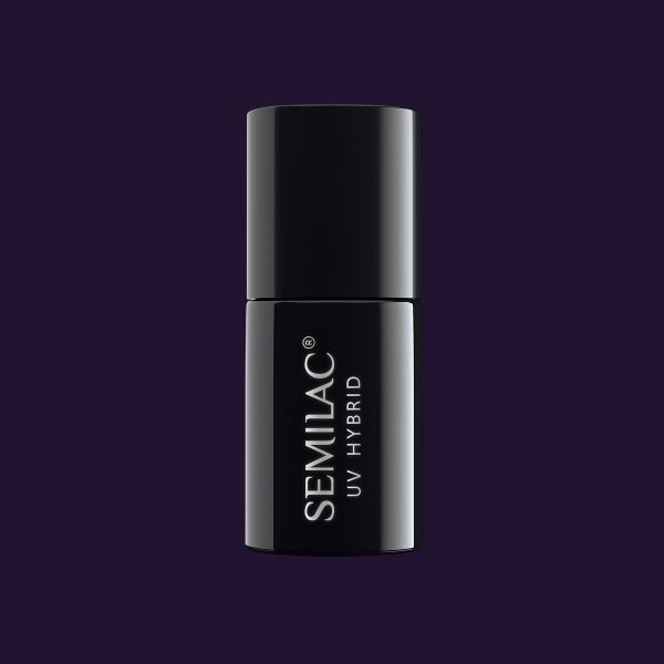 Semilac Ημιμόνιμο Βερνίκι 100 Black Purple 7ml