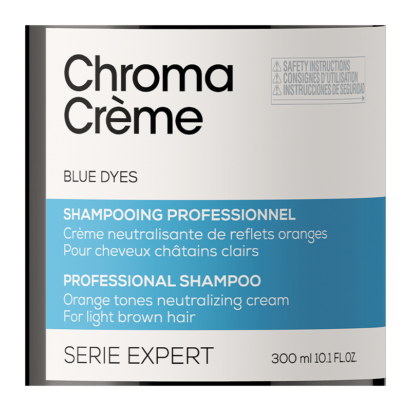 L’Oreal Professionnel Serie Expert Chroma Crème Blue Dyes Shampoo 300ml - Image 6