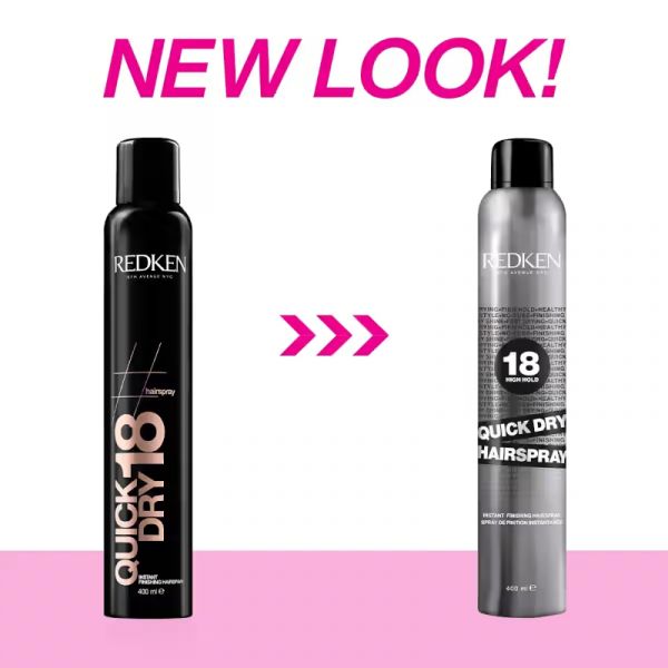 Redken18 Quick Dry Hairspray 400ml - Image 2