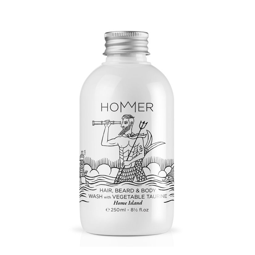 Hommer Hair, Beard & Body Wash Home Island 250ml