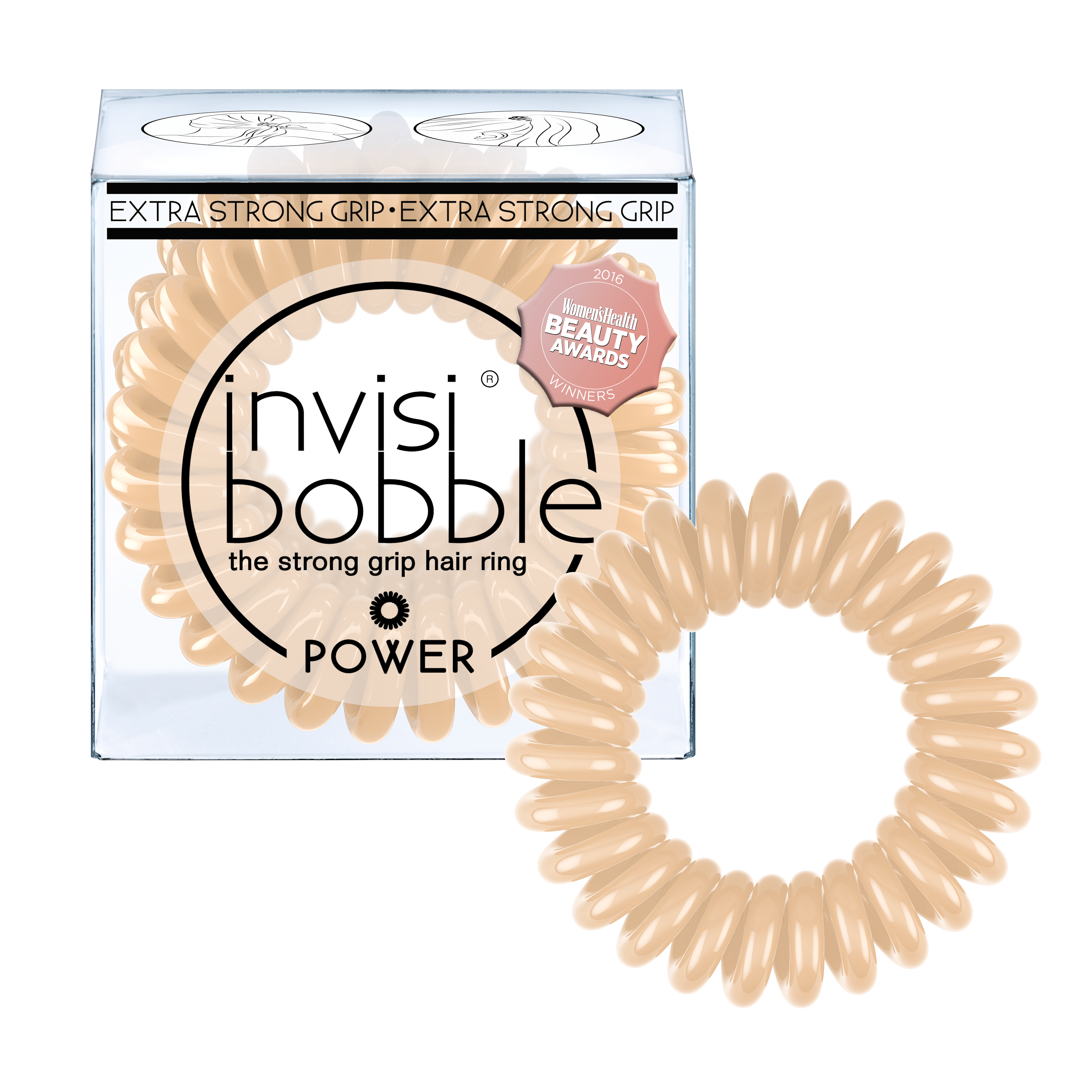 Invisibobble Power To Be Or Nude To Be (3 τμχ)
