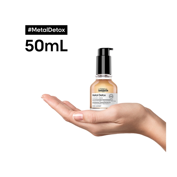 L’Oreal Professionnel Serie Expert Metal Detox Λάδι για Βαμμένα Μαλλιά 50ml - Image 3