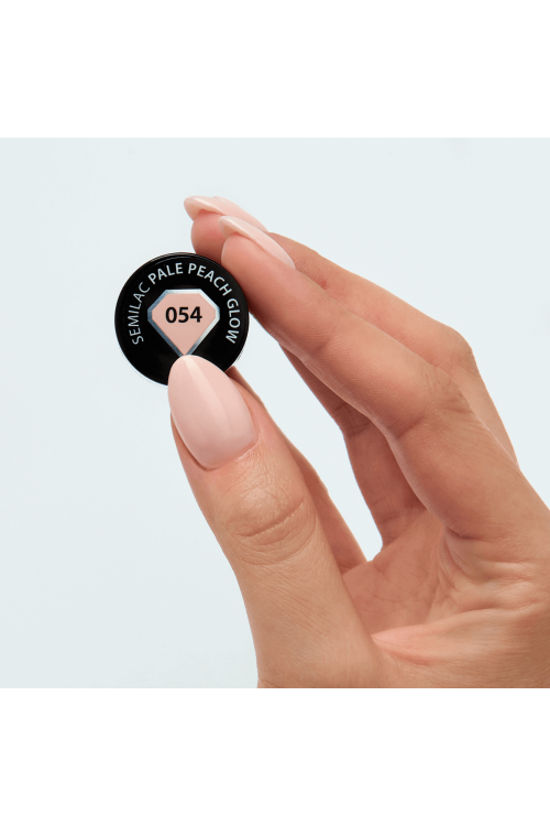 Semilac Ημιμόνιμο Βερνίκι 054 Pale Peach Glow 7ml - Image 3