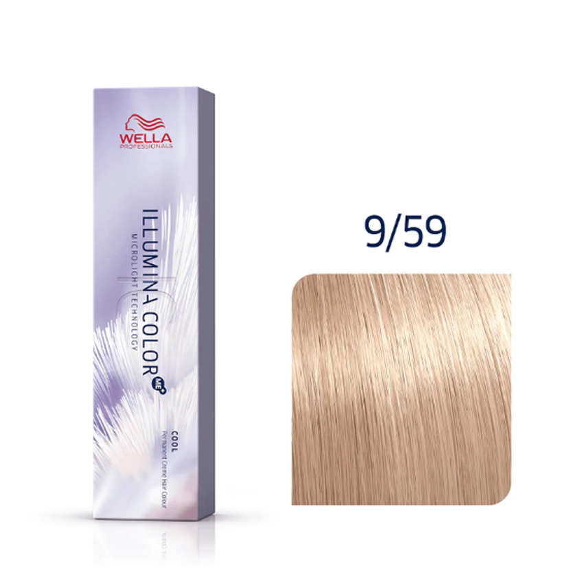 Wella Professionals Illumina Color 9/59 Ξανθό Πολύ Ανοιχτό Φυσικό Μαονί Φυμέ 60ml - Image 2