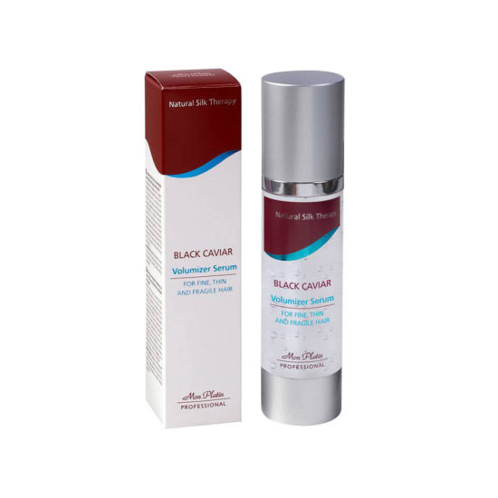 Mon Platin Natural Silk Therapy Black Caviar Serum for Fine, Thin & Fragile Hair 100ml