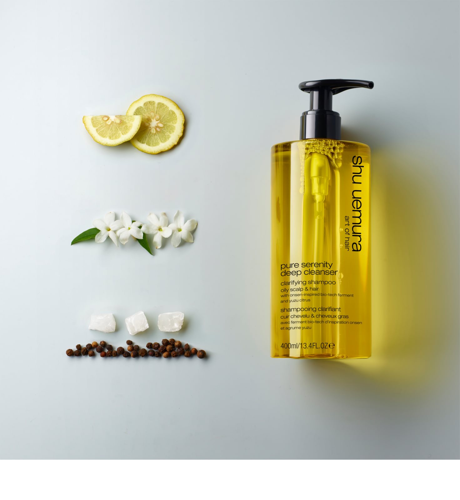 Shu Uemura Deep Cleansers Pure Serenity Shampoo 400ml - Image 2