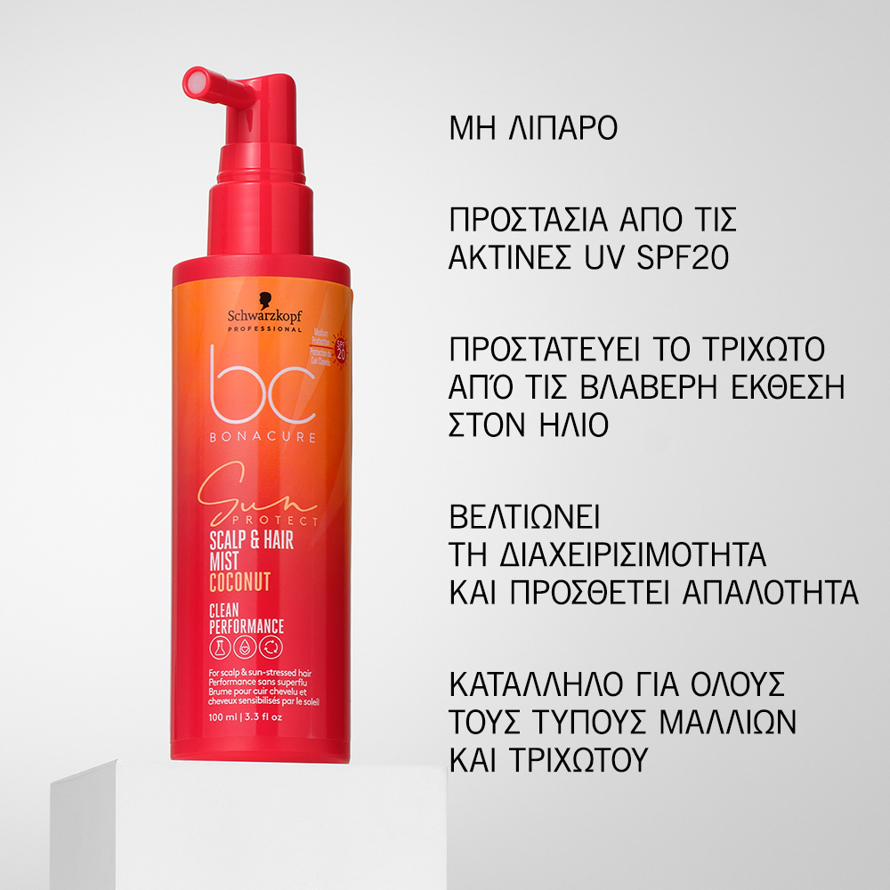 Schwarzkopf Professional BC Bonacure Sun Protect Scalp & Hair Mist Coconut 100ml - Image 4