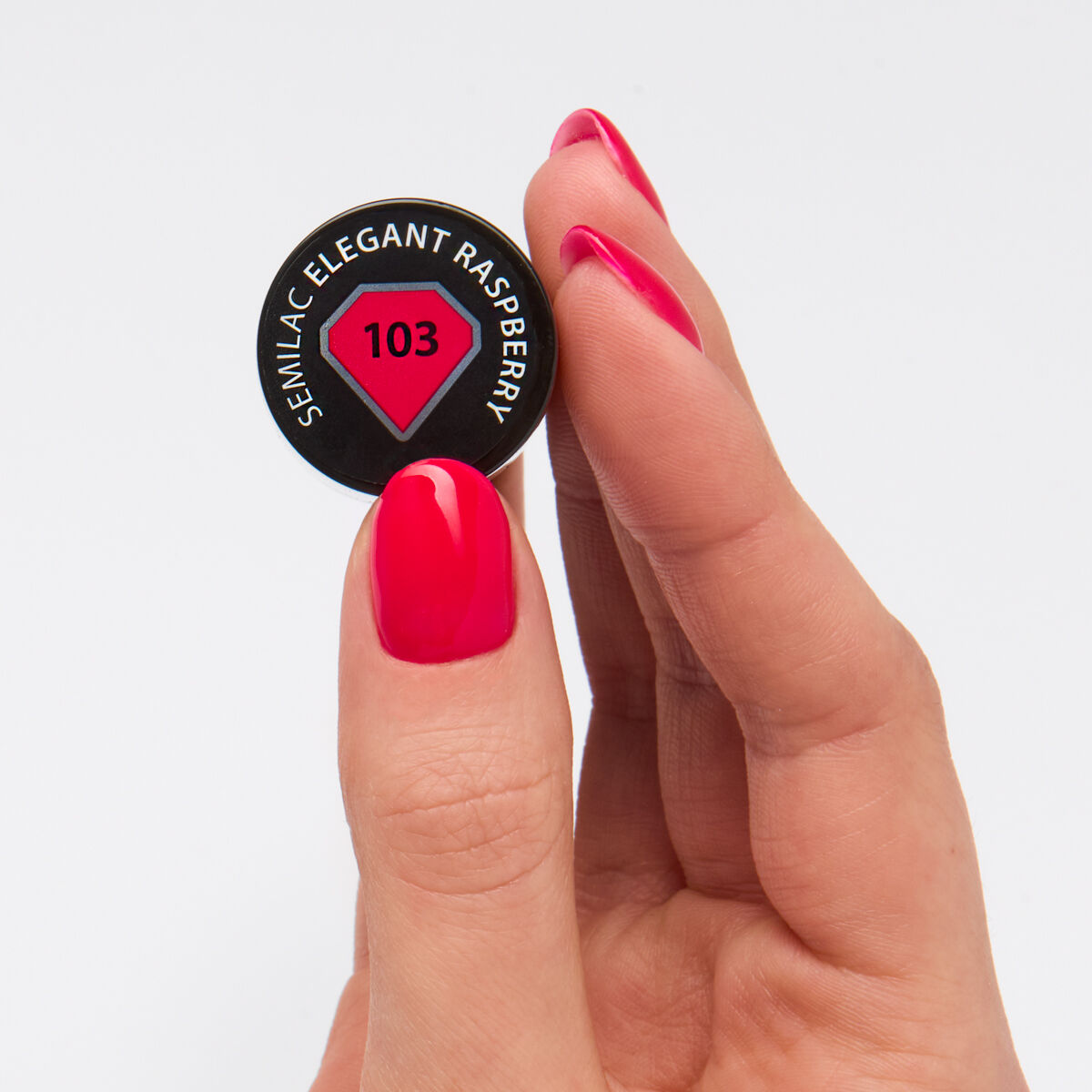 Semilac Ημιμόνιμο Βερνίκι 103 Elegant Raspberry 7ml - Image 3
