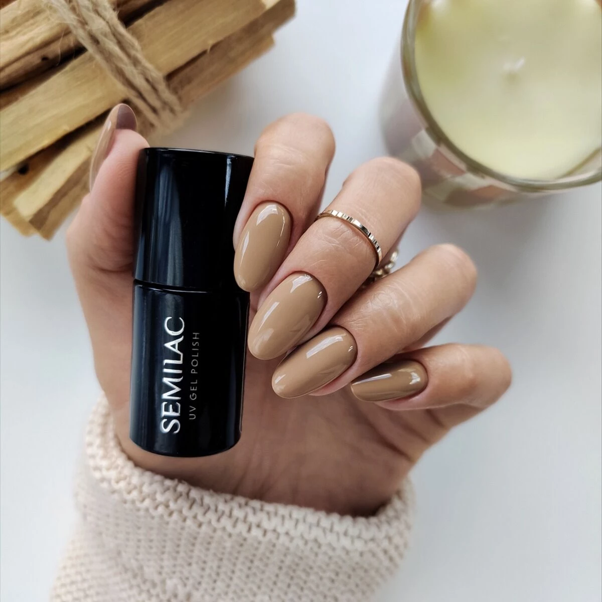 Semilac Ημιμόνιμο Βερνίκι 652 Palo Santo 7ml - Image 2