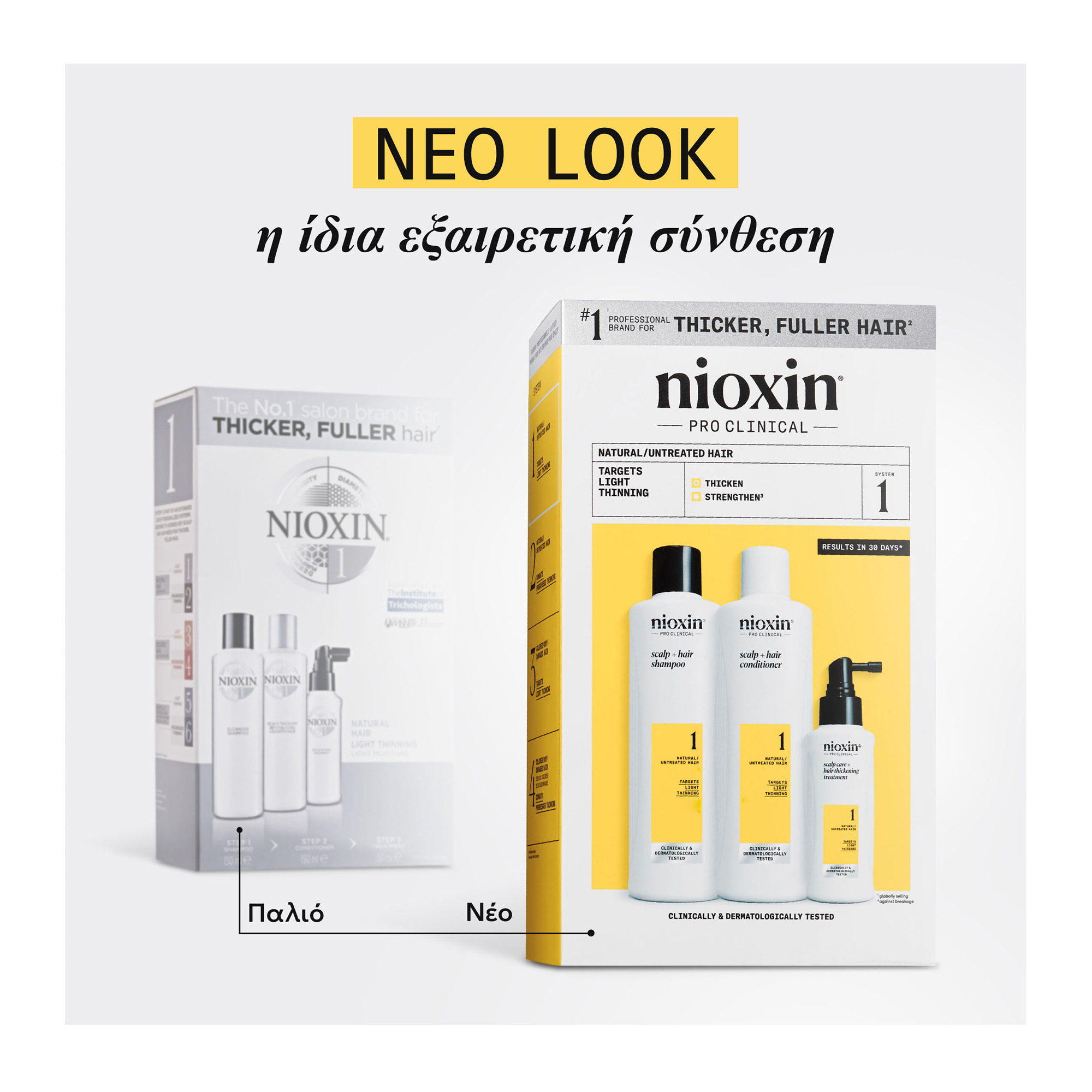 Nioxin Pro Clinical Kit No1 300+300+100ml