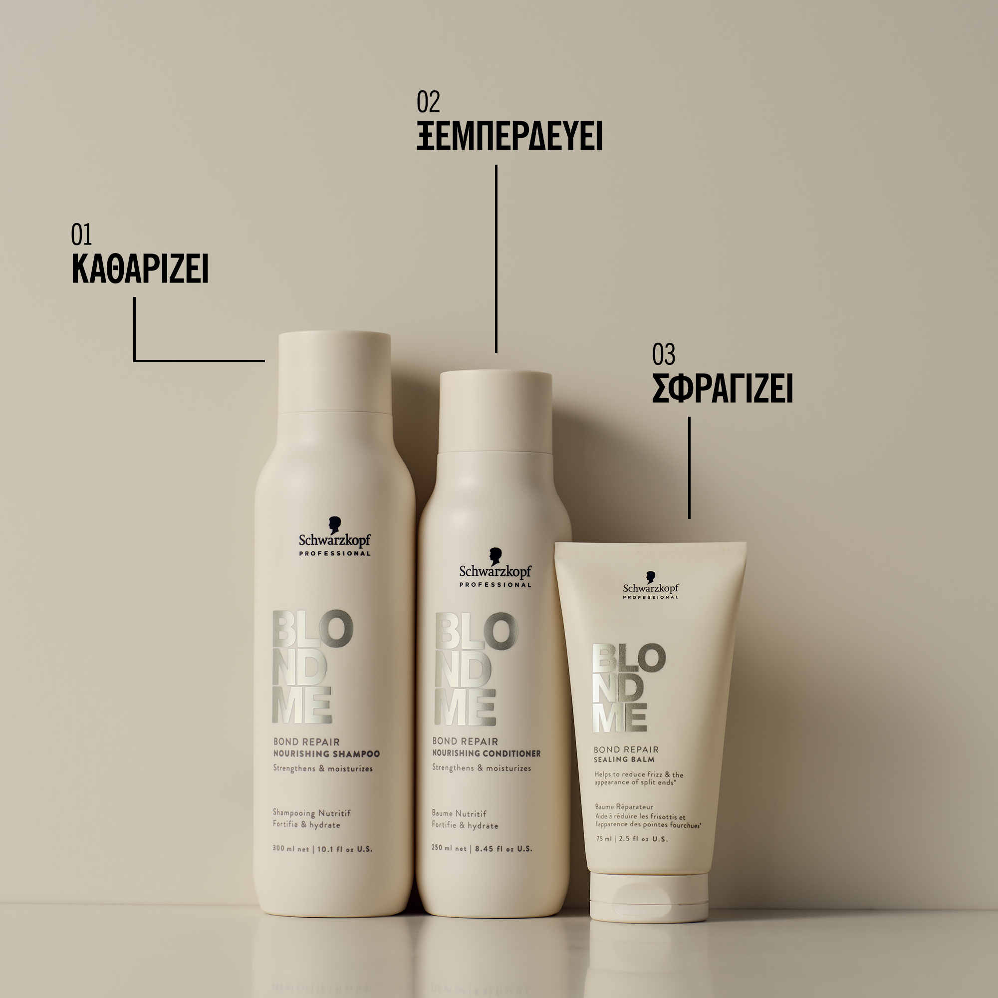 Schwarzkopf Professional BlondMe Bond Repair Nourishing Shampoo 1000ml - Image 4