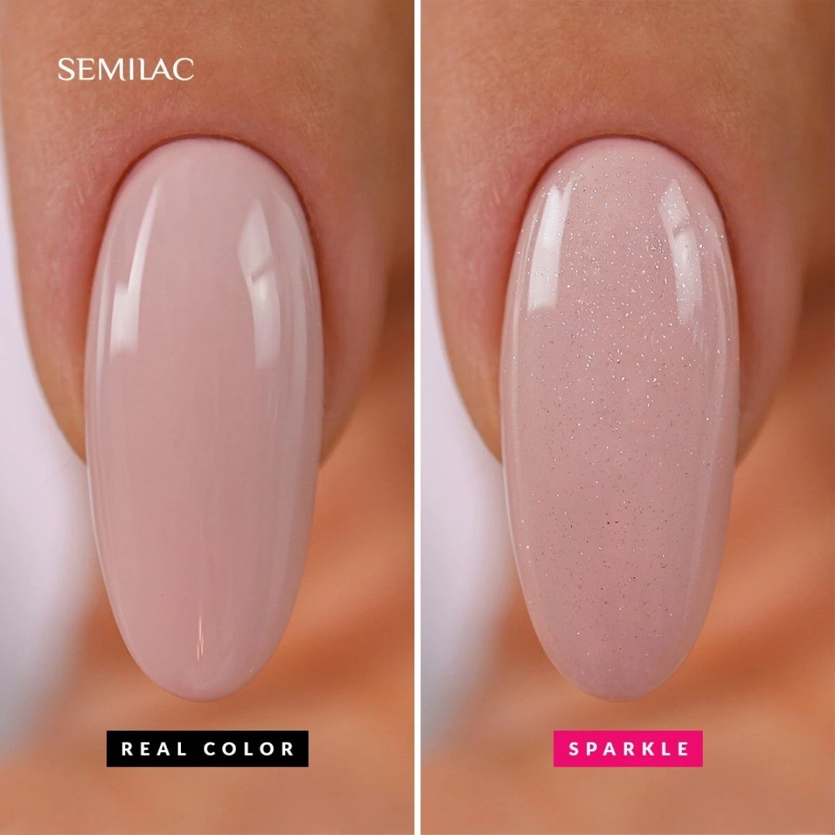 Semilac Top No Wipe Sparkle Diamond 7ml - Image 4