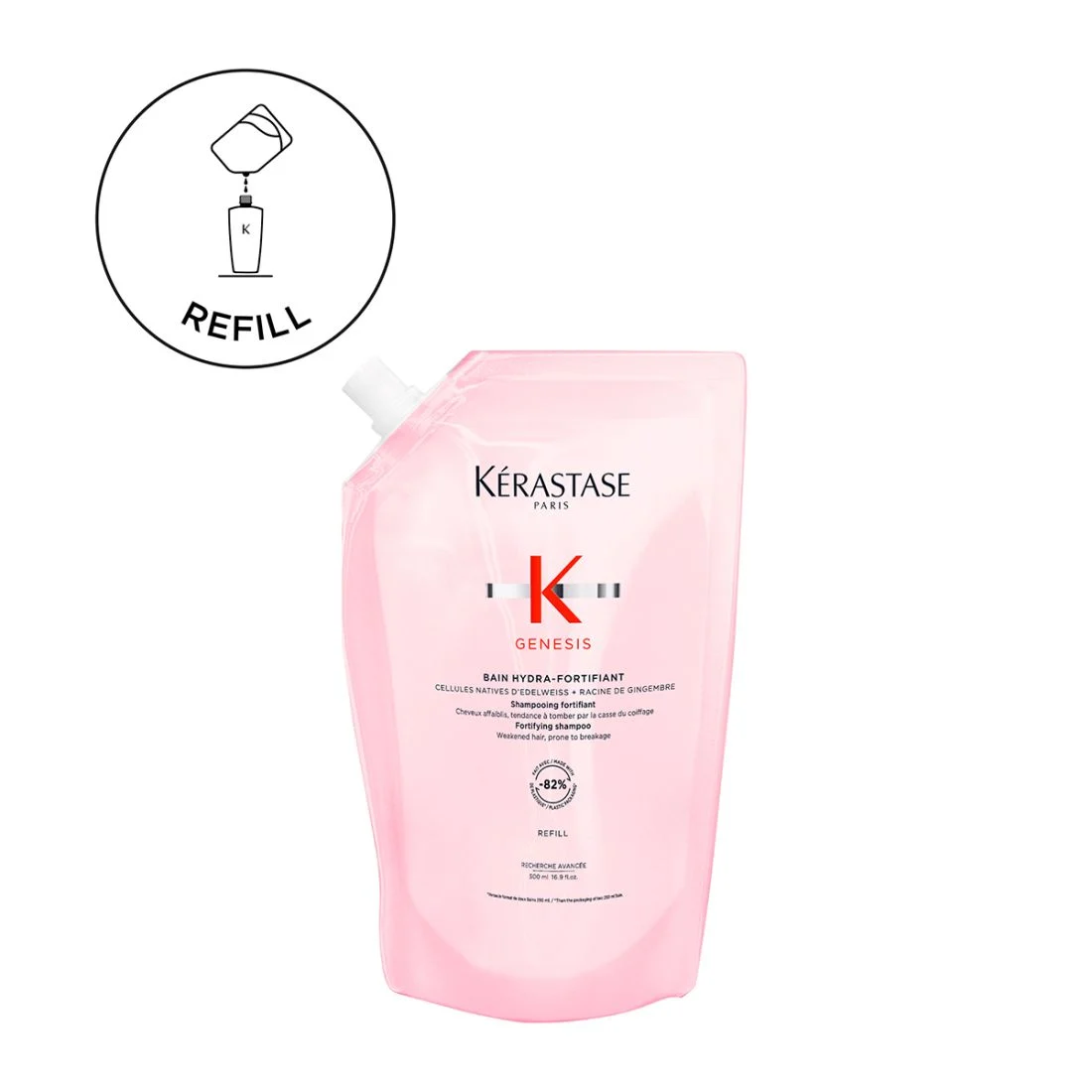 Kérastase Genesis Bain Hydra-Fortifiant Refill 500ml - Image 2