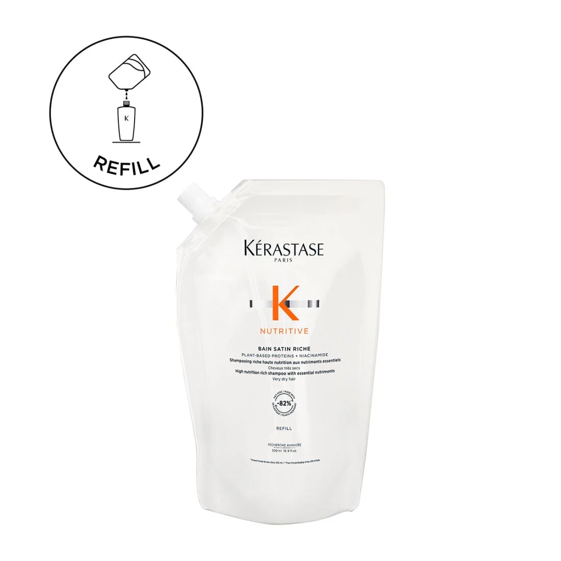 Kérastase Nutritive Bain Satin Riche Refill 500ml - Image 2