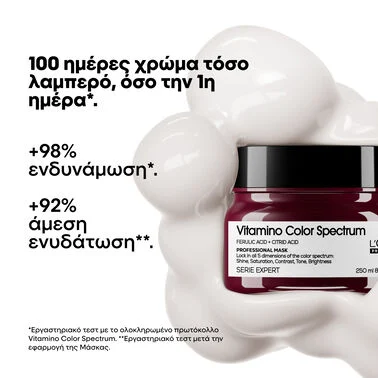 L΄Oreal Professionnel Serie Expert Vitamino Color Spectrum Mask 250ml - Image 2