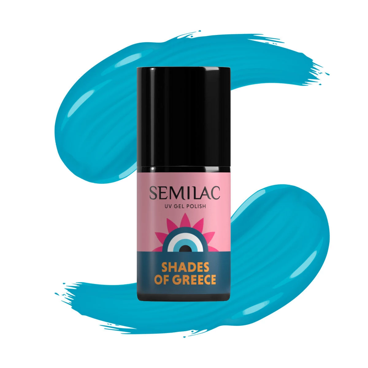 Semilac Ημιμόνιμο Βερνίκι A706 Aegean Blue 7ml