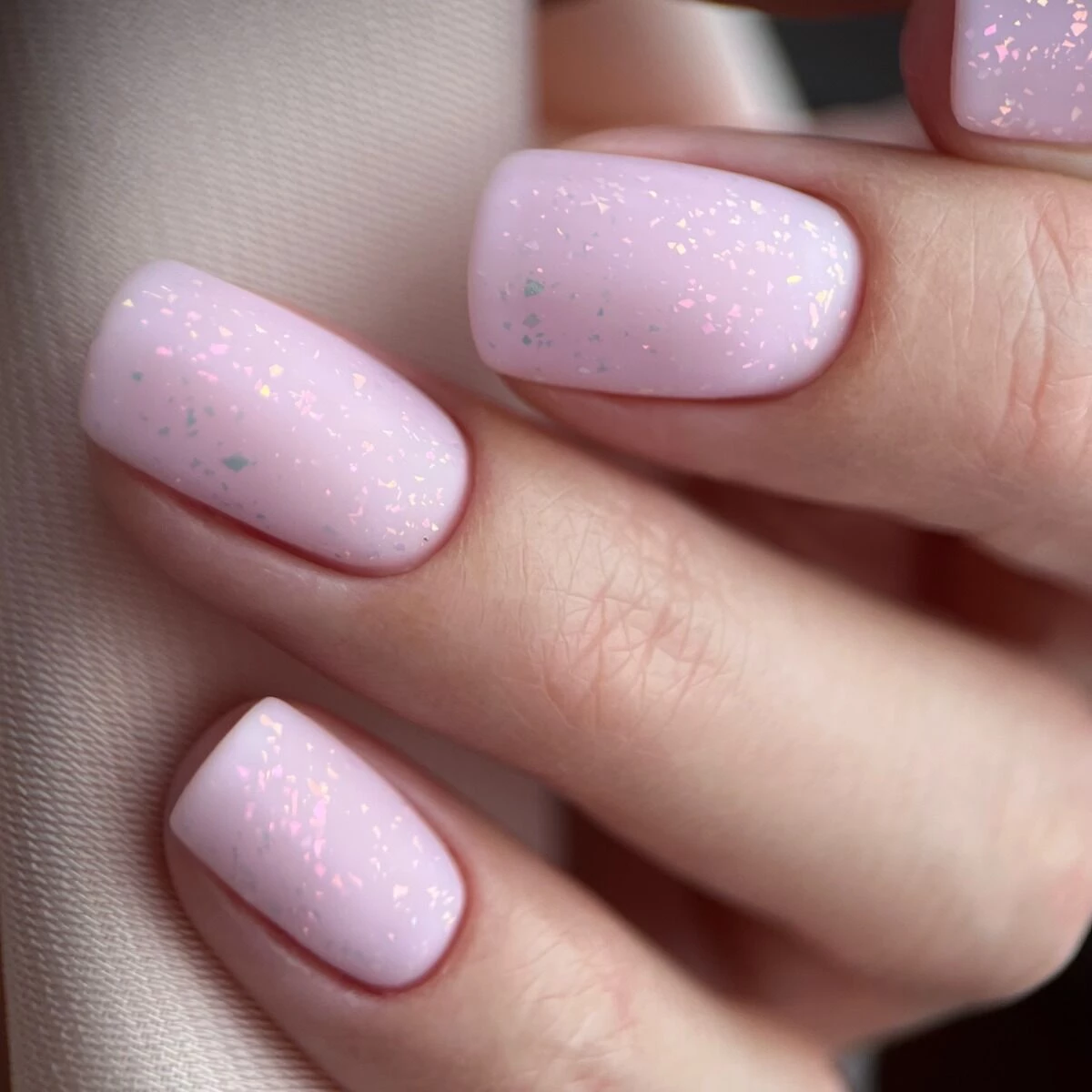 Semilac Top No Wipe Matte Peach Galaxy T26 7ml - Image 4