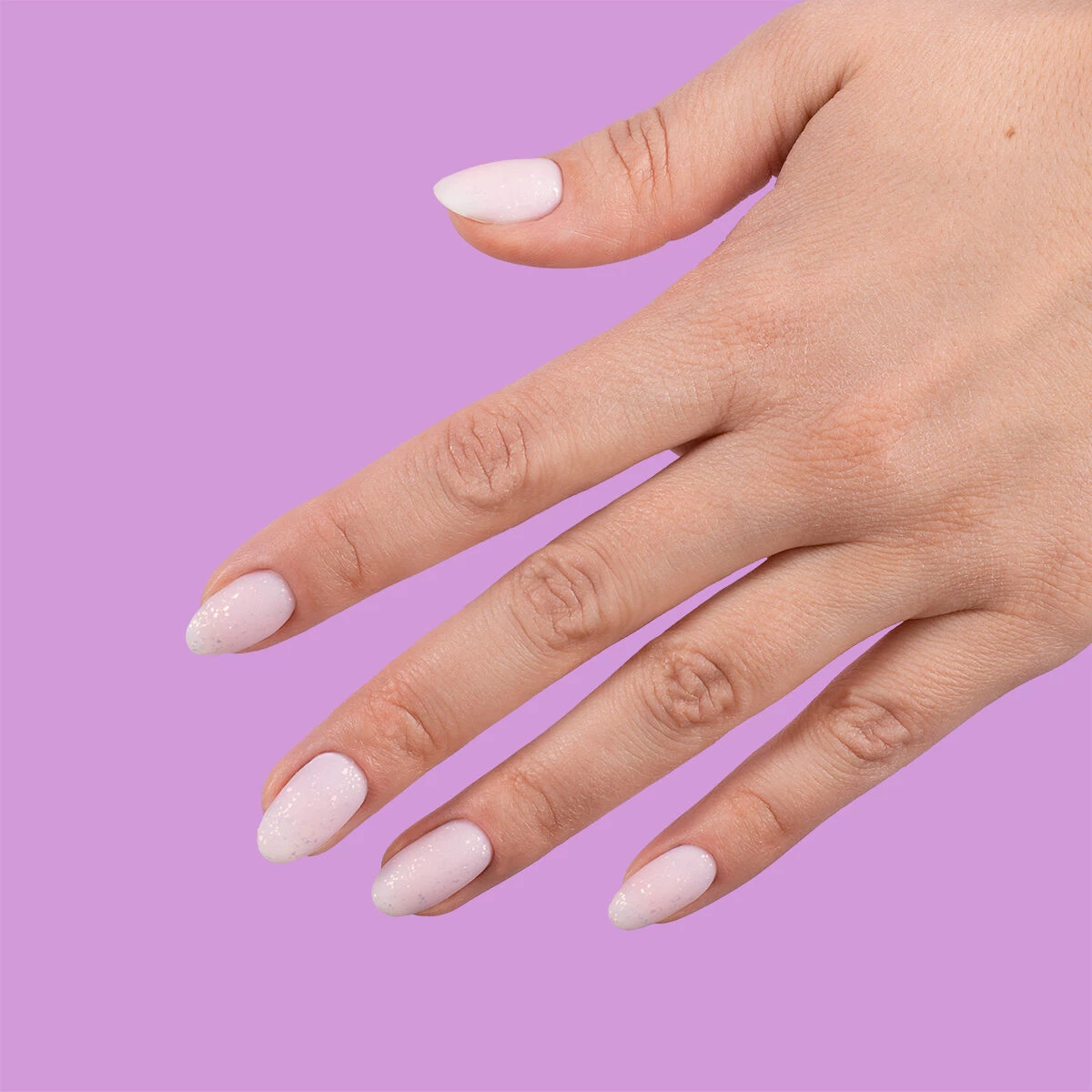 Semilac Top No Wipe Matte Peach Galaxy T26 7ml - Image 3