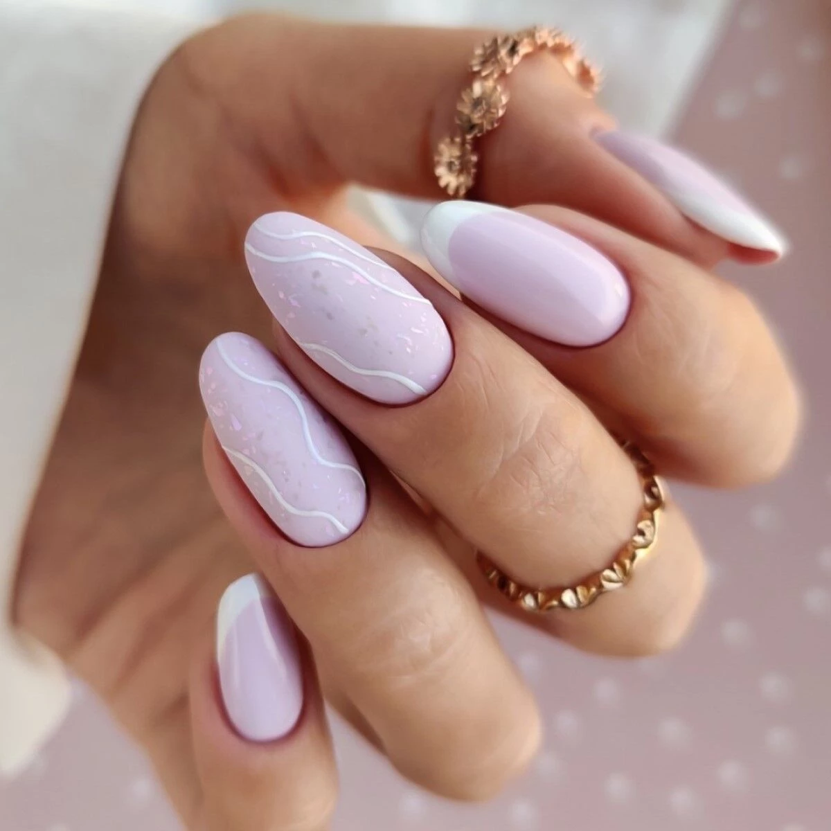 Semilac Top No Wipe Matte Violet Galaxy T27 7ml - Image 5