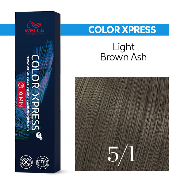 Wella Professionals Color Xpress 5/1 Light Brown Ash 60ml - Image 2