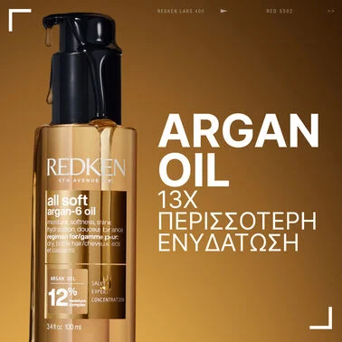 Redken All Soft Argan-6 Oil 100ml - Image 2