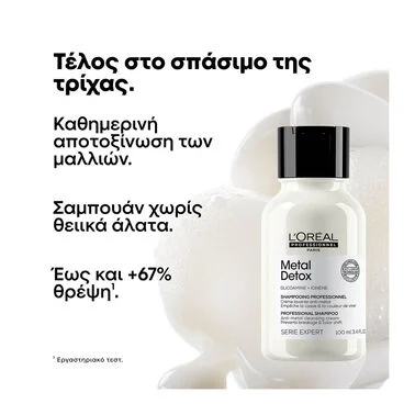 L’Oreal Professionnel Serie Expert Metal Detox Shampoo 100ml - Image 2