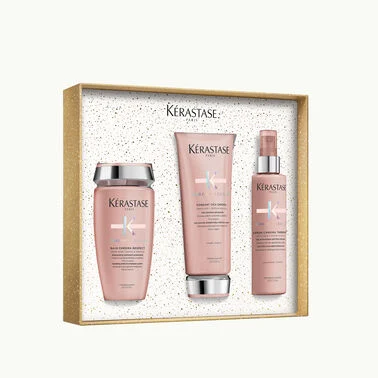 Kérastase Chroma Absolu Set (Bain Riche Chroma Respect 250ml, Fondant 200ml, Chroma Thermique 150ml) - Image 2