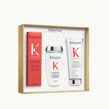 Kérastase Première Set (Bain Première Bain Décalcifiant Réparateur 250ml, Fondant Fluidité Réparateur 200ml, Concentré Décalcifiant Ultra-Réparateur 250ml) - Image 2