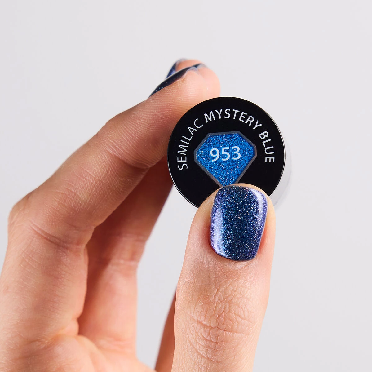 Semilac Ημιμόνιμο Βερνίκι 953 Mystery Blue 7ml - Image 2
