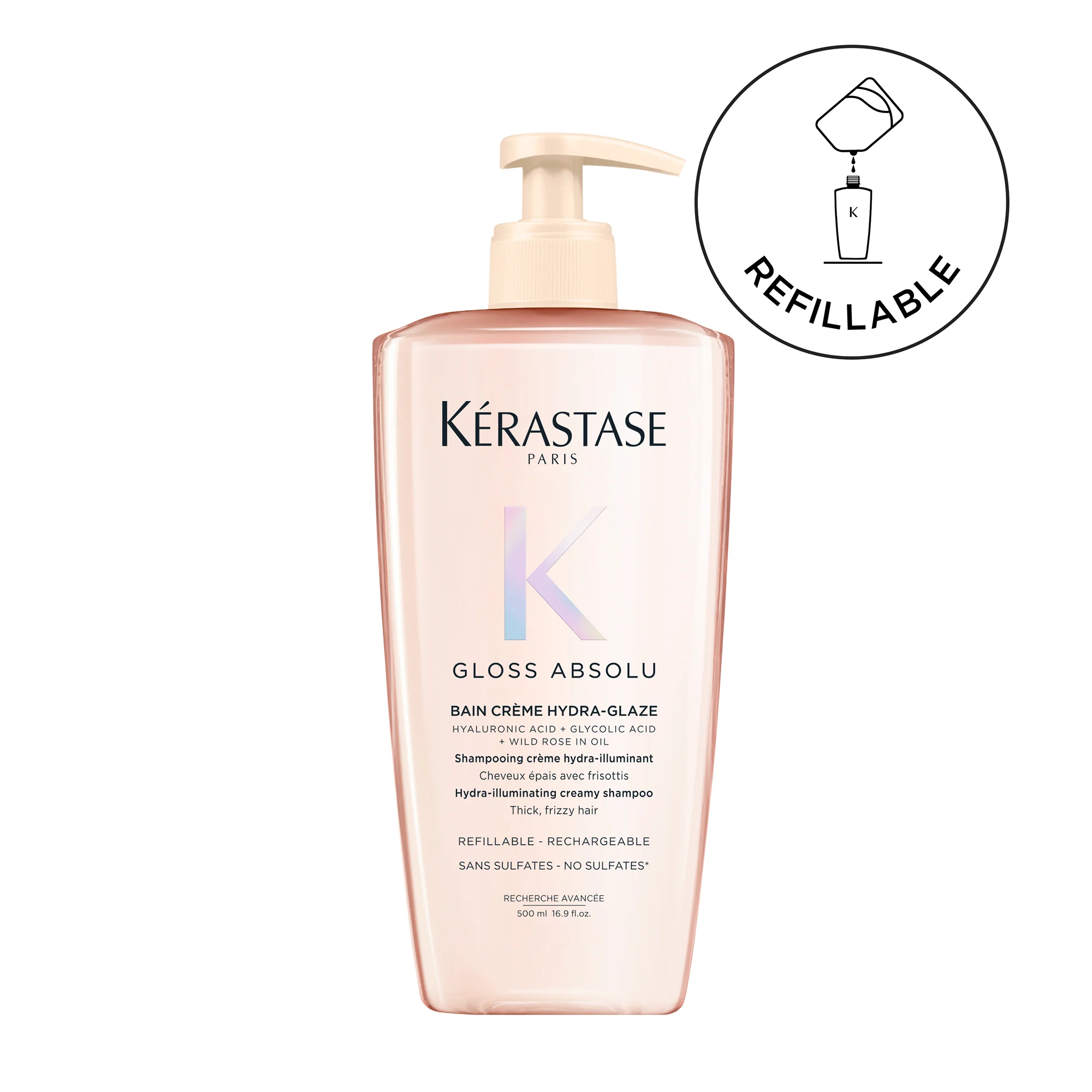 Kérastase Gloss Absolu Bain Creme Hydra Glaze 500ml