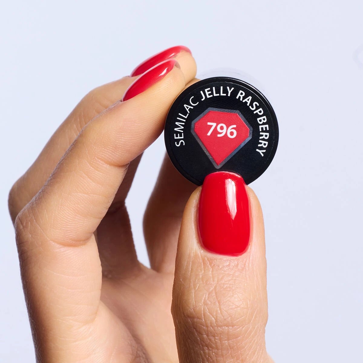 Semilac Ημιμόνιμο Βερνίκι 796 Jelly Raspberry 7ml - Image 2
