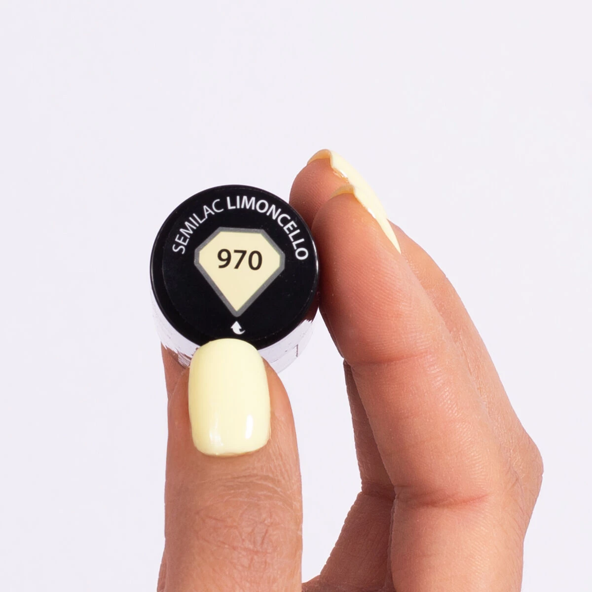 Semilac Ημιμόνιμο Βερνίκι 970 Limoncello 7ml - Image 2