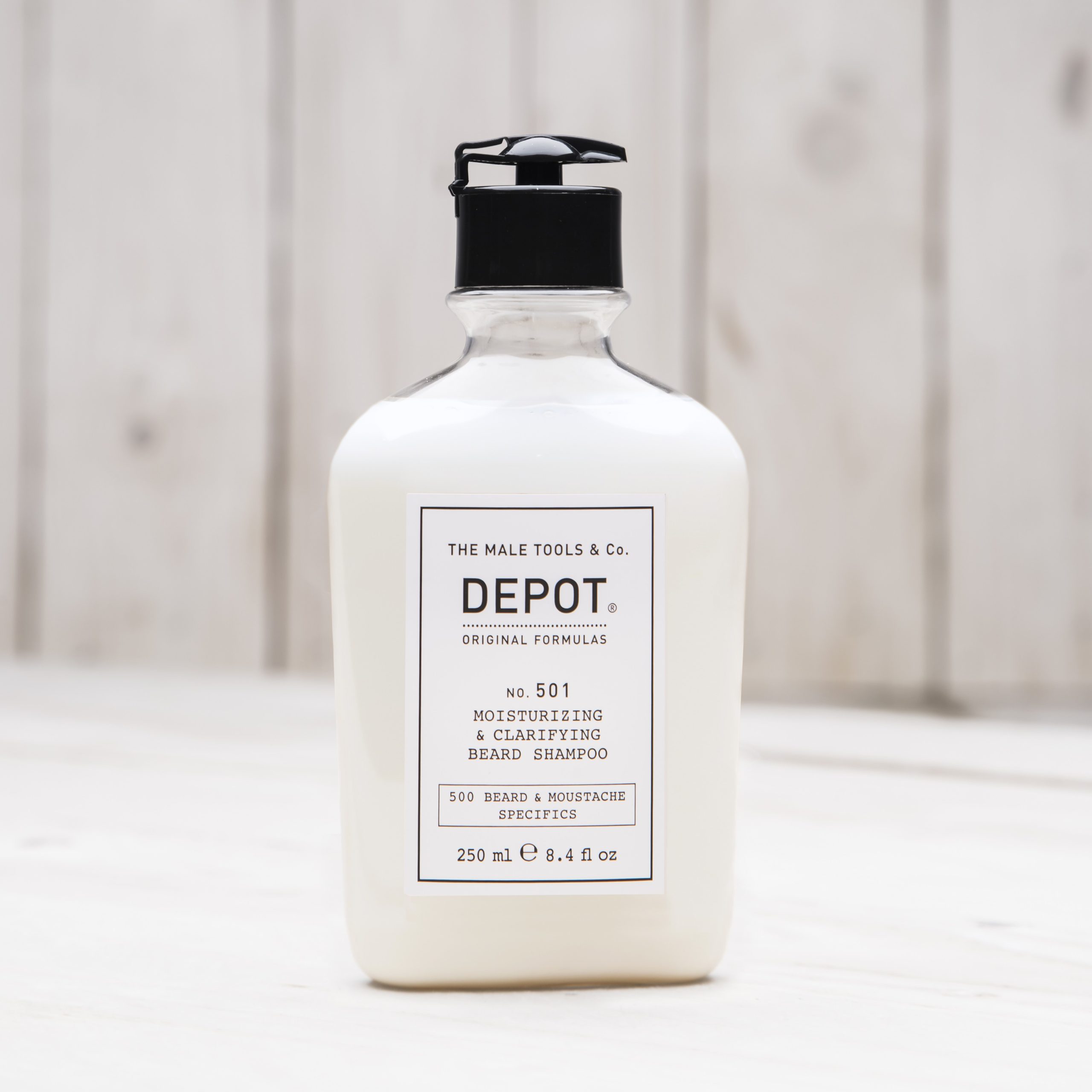 DEPOT No.501 Moisturizing & Clarifying Beard Shampoo 250ml - Image 2