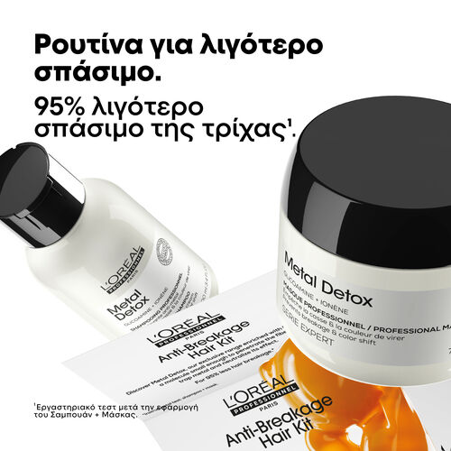 L΄Oreal Professionnel Serie Expert Metal Detox Duo Shampoo 100ml, Mask 75ml - Image 4