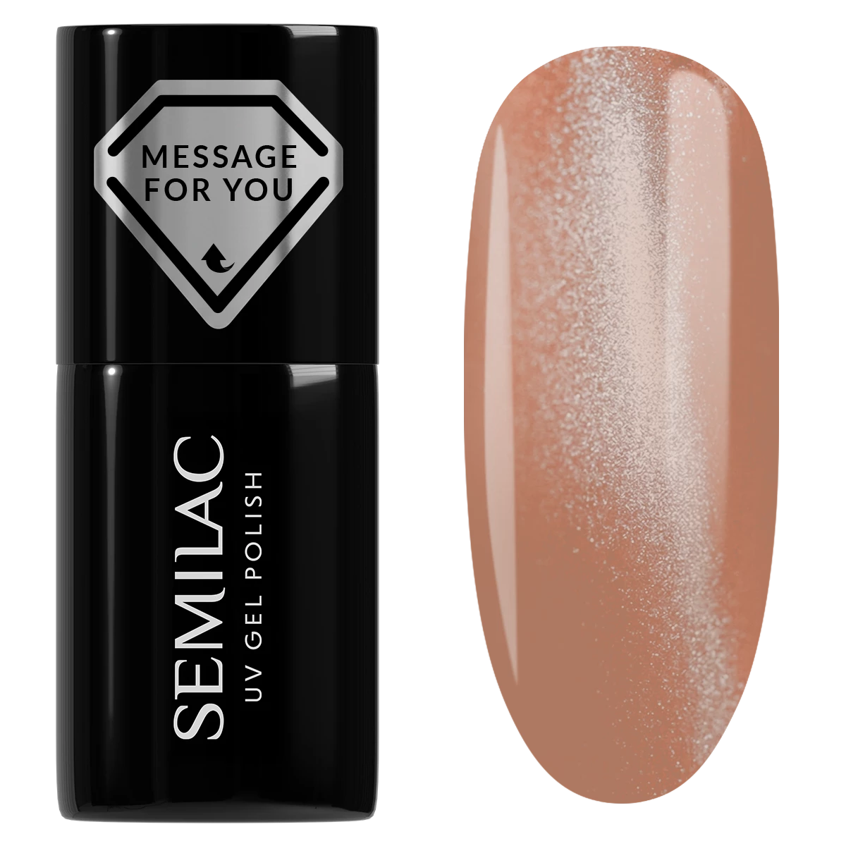 Semilac Ημιμόνιμο Βερνίκι 733 Creamy Praline Gloss 7ml